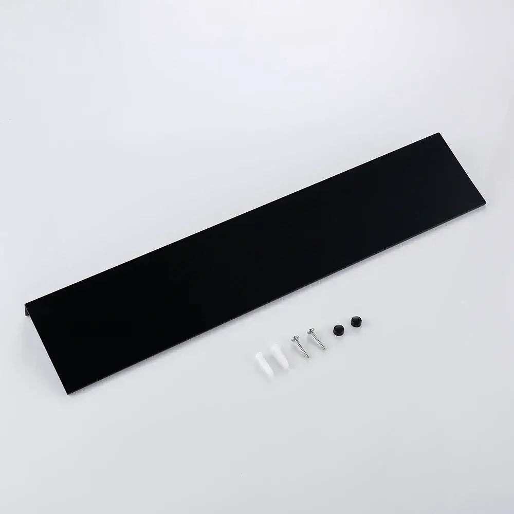 Modern black and white aluminum alloy organizer shelf bathroom rack