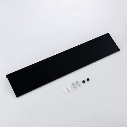 Modern black and white aluminum alloy organizer shelf bathroom rack