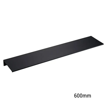 Modern black and white aluminum alloy organizer shelf bathroom rack