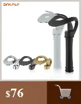 Modern matte black waterfall sink faucet for bathroom