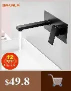 Modern matte black waterfall sink faucet for bathroom