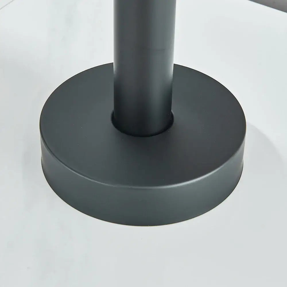 Modern black dual handle freestanding tub faucet with hand shower bathroom
