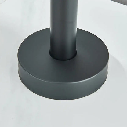 Modern black dual handle freestanding tub faucet with hand shower bathroom