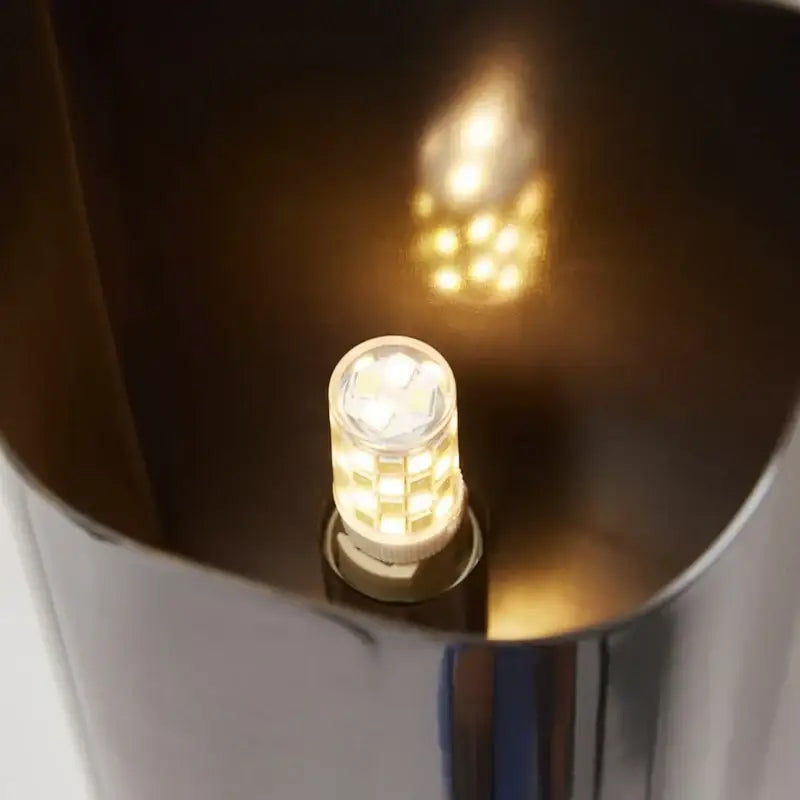Modern black & bronze led wall lamp for bedroom minimalist decor