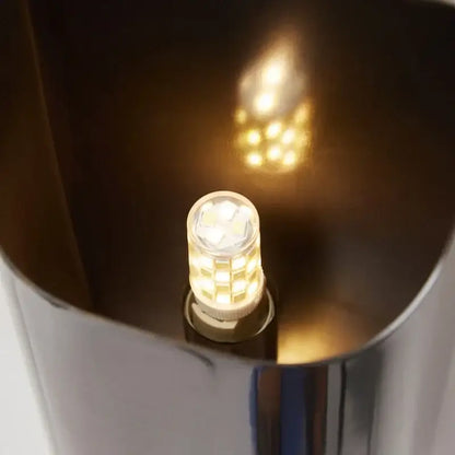 Modern black & bronze led wall lamp for bedroom minimalist decor