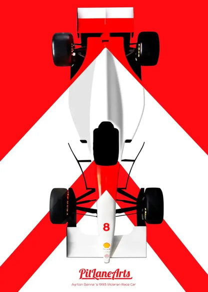 Modern cartoon racing car canvas set bedroom wall art