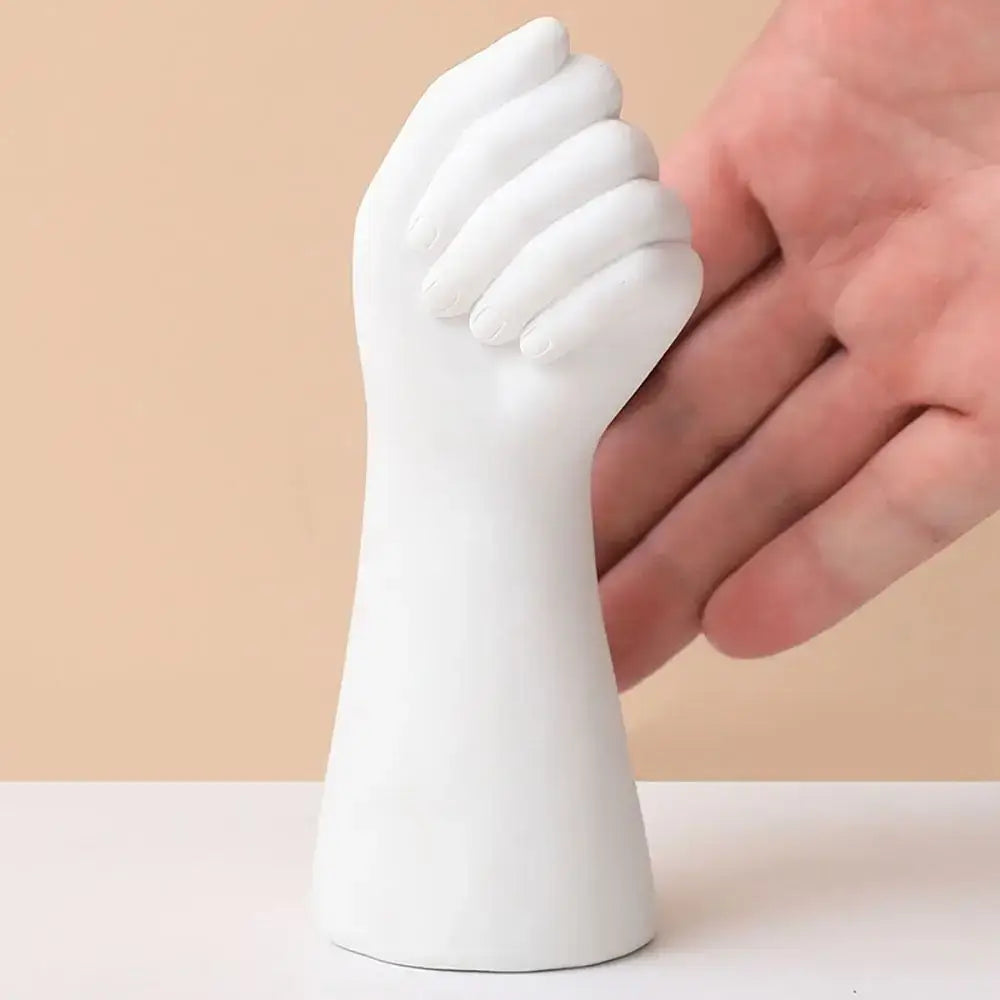 Modern white ceramic arm vase living room flower holder