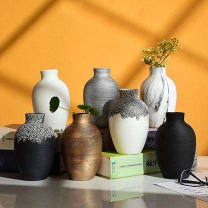 DecorBites™ Modern Ceramic Nordic Flower Vase for Home Decor