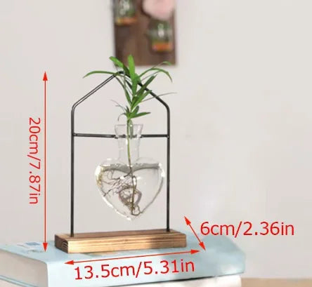 DecorBites™ Modern Crystal Glass Test Tube Vase