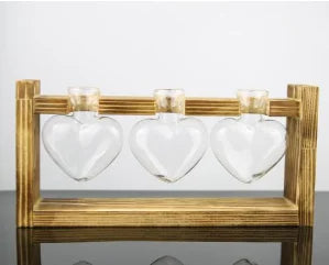 DecorBites™ Modern Crystal Glass Test Tube Vase
