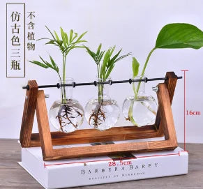 DecorBites™ Modern Crystal Glass Test Tube Vase