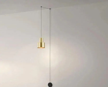 Modern brass geometric pendant light dining room diy home decor