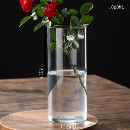 DecorBites™ Modern Glass Hydroponic Vase for Wedding Decor