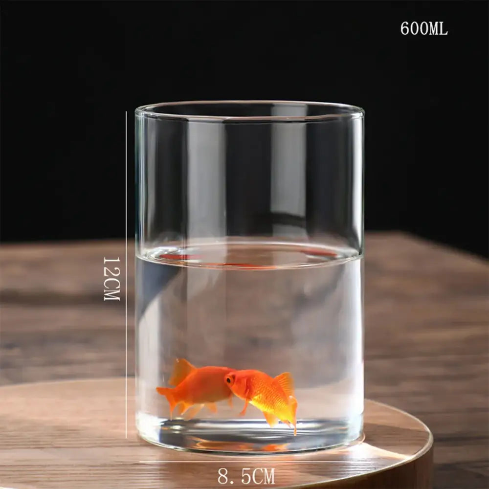 Modern glass hydroponic vase living room wedding decor fish tank
