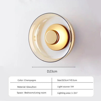 DecorBites™ Modern Glass LED Wall Light