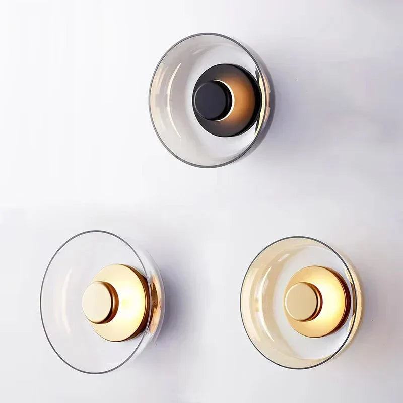 DecorBites™ Modern Glass LED Wall Light