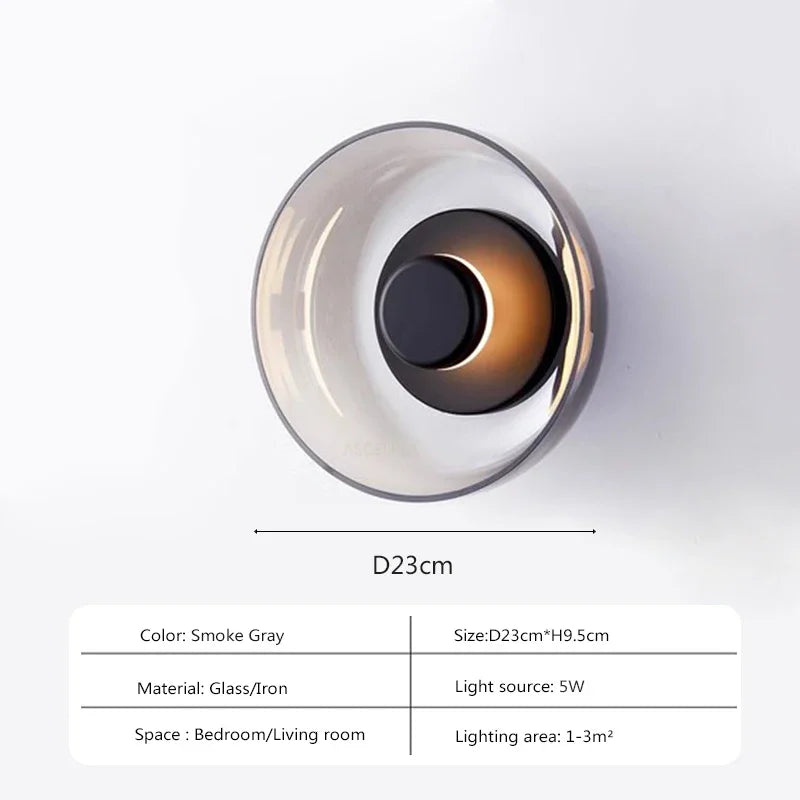 DecorBites™ Modern Glass LED Wall Light