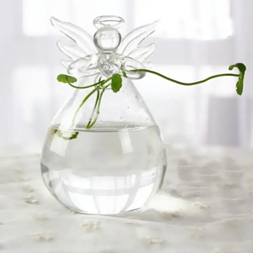 Modern tapered glass vase terrarium – living room decoration