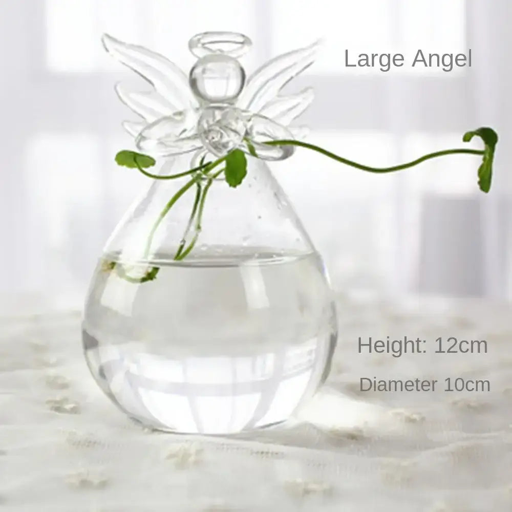 Modern tapered glass vase terrarium – living room decoration