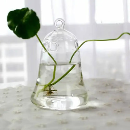 Modern tapered glass vase terrarium – living room decoration