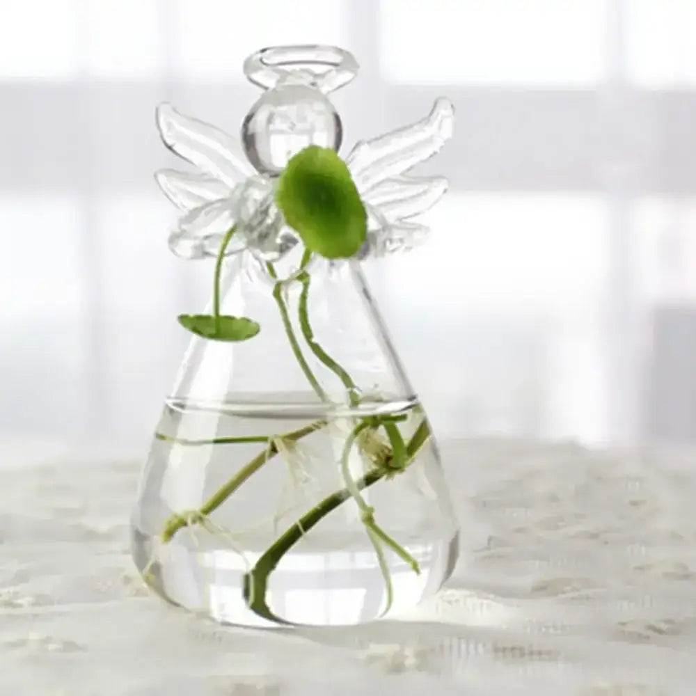 Modern tapered glass vase terrarium – living room decoration