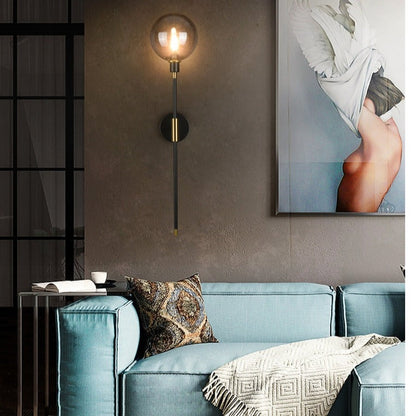 DecorBites™ Modern Glass Wall Sconce