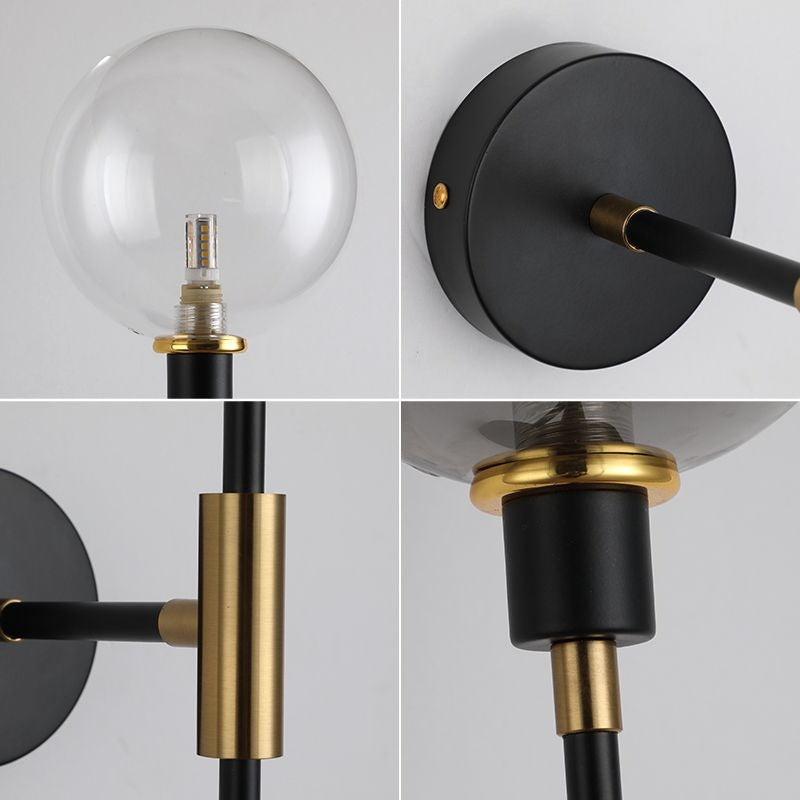 DecorBites™ Modern Glass Wall Sconce
