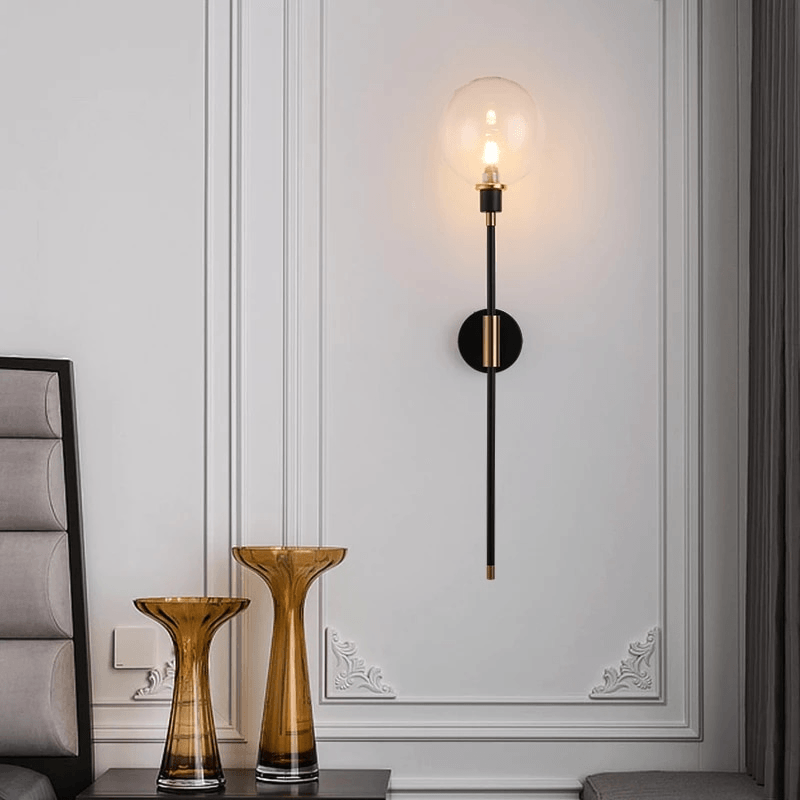 DecorBites™ Modern Glass Wall Sconce