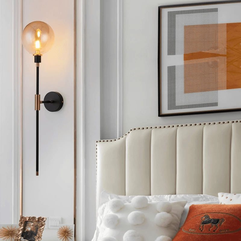 DecorBites™ Modern Glass Wall Sconce