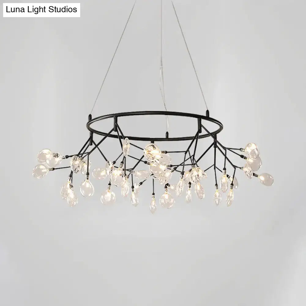 Modern gold branching led dining room chandelier 110v-120v