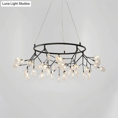 Modern gold branching led dining room chandelier 110v-120v