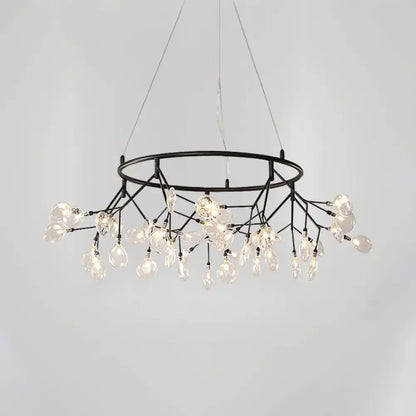 Modern gold branching led dining room chandelier 110v-120v