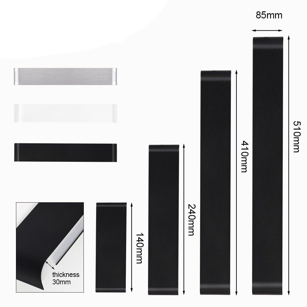 DecorBites™ Modern Metal Wall Sconces