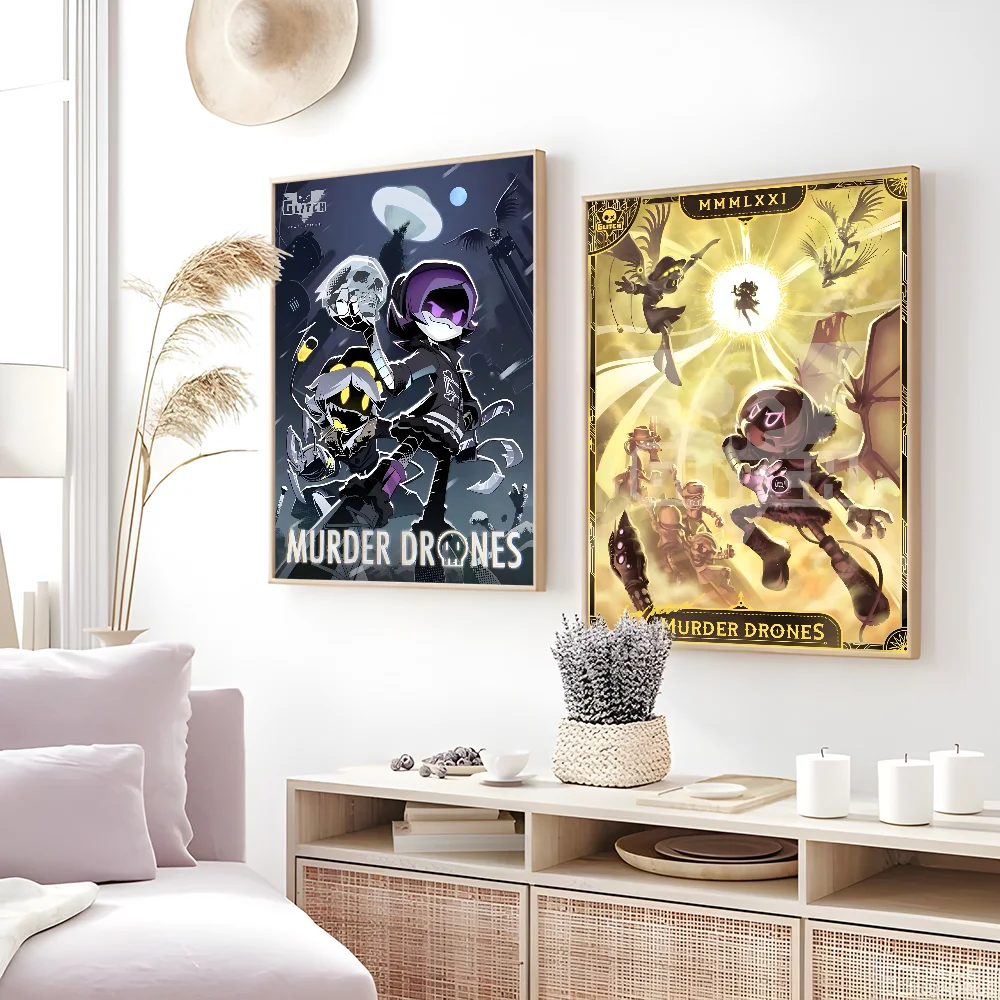 DecorBites™ Modern Murder Drones Poster - Home Decor