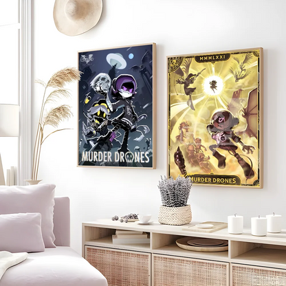 DecorBites™ Modern Murder Drones Poster - Home Decor