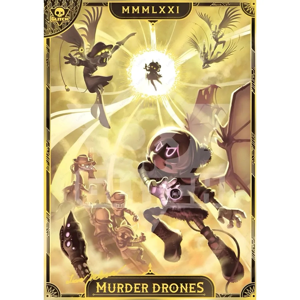 DecorBites™ Modern Murder Drones Poster - Home Decor