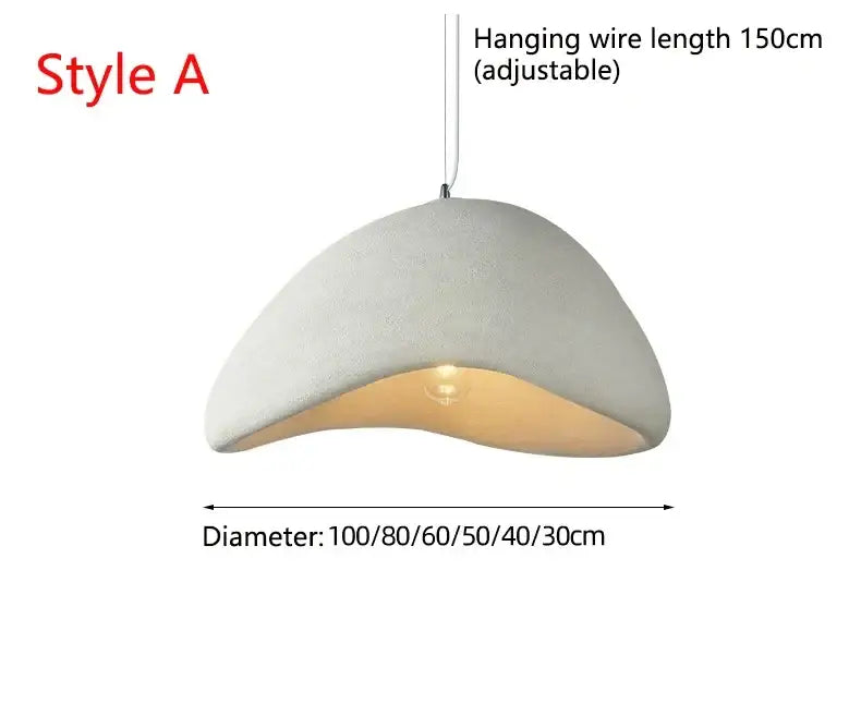 Modern gray and yellow dome pendant light dining room warm light