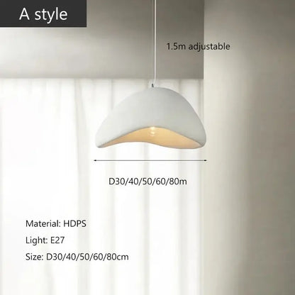 Modern gray and yellow dome pendant light dining room warm light