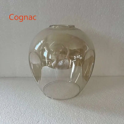Modern nordic glass cognac pendant lamp dining room chandelier
