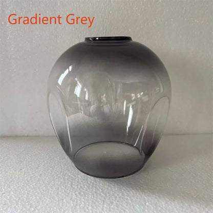 Modern amber nordic glass chandeliers for dining room dome light