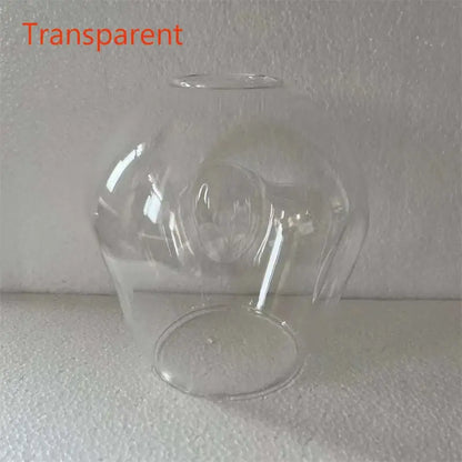 Modern amber nordic glass chandeliers for dining room dome light