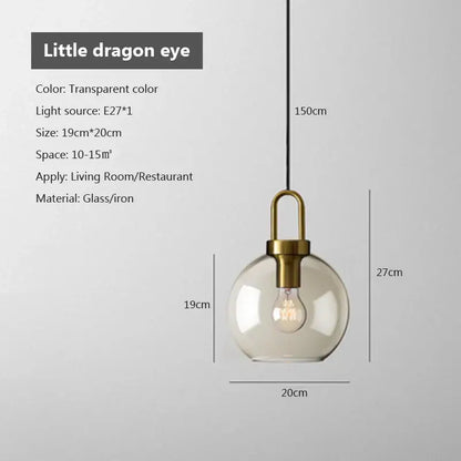 Modern smoked glass and brass pendant light set kitchen dining room