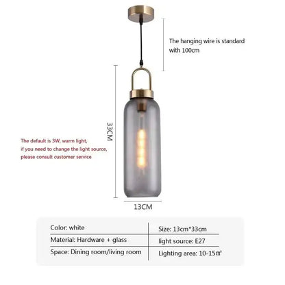 Modern smoked glass and brass pendant light set kitchen dining room