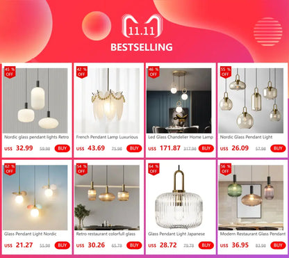 Modern smoked glass and brass pendant light set kitchen dining room