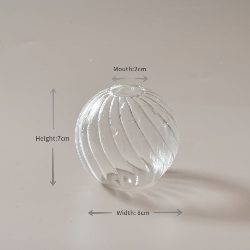 DecorBites™ Modern Nordic Glass Vases Set for Home and Wedding
