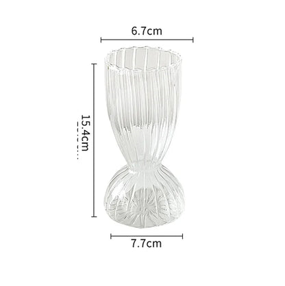 DecorBites™ Modern Nordic Glass Vases Set for Home and Wedding