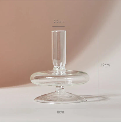 DecorBites™ Modern Nordic Glass Vases Set for Home and Wedding
