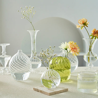 DecorBites™ Modern Nordic Glass Vases Set for Home and Wedding