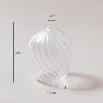 DecorBites™ Modern Nordic Glass Vases Set for Home and Wedding