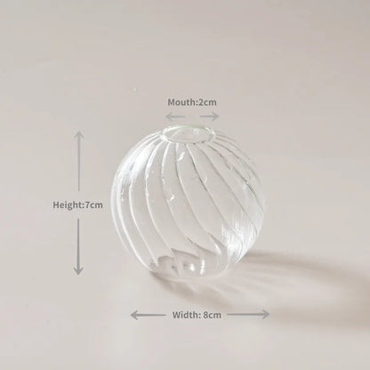 DecorBites™ Modern Nordic Glass Vases Set for Home and Wedding
